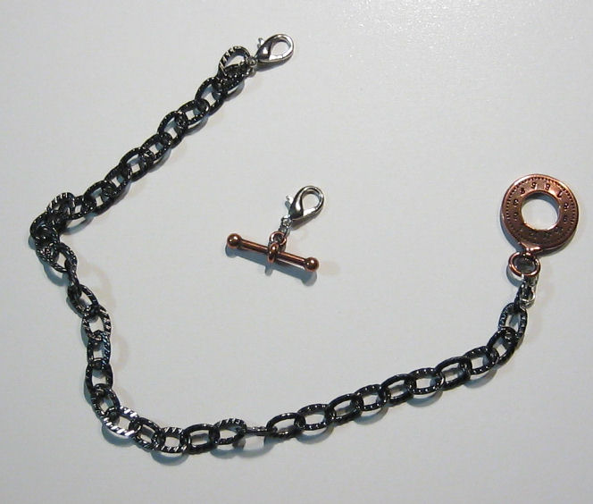 Creative Chaos Tutorial Adjustable Toggle Clasp Charm Bracelet